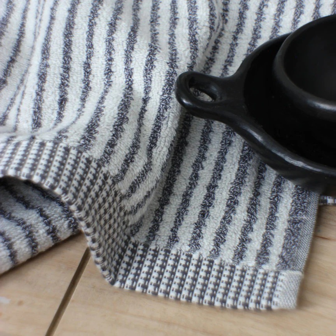 Seneca -  Bath Towels - Chambray Stripe Towels image 2
