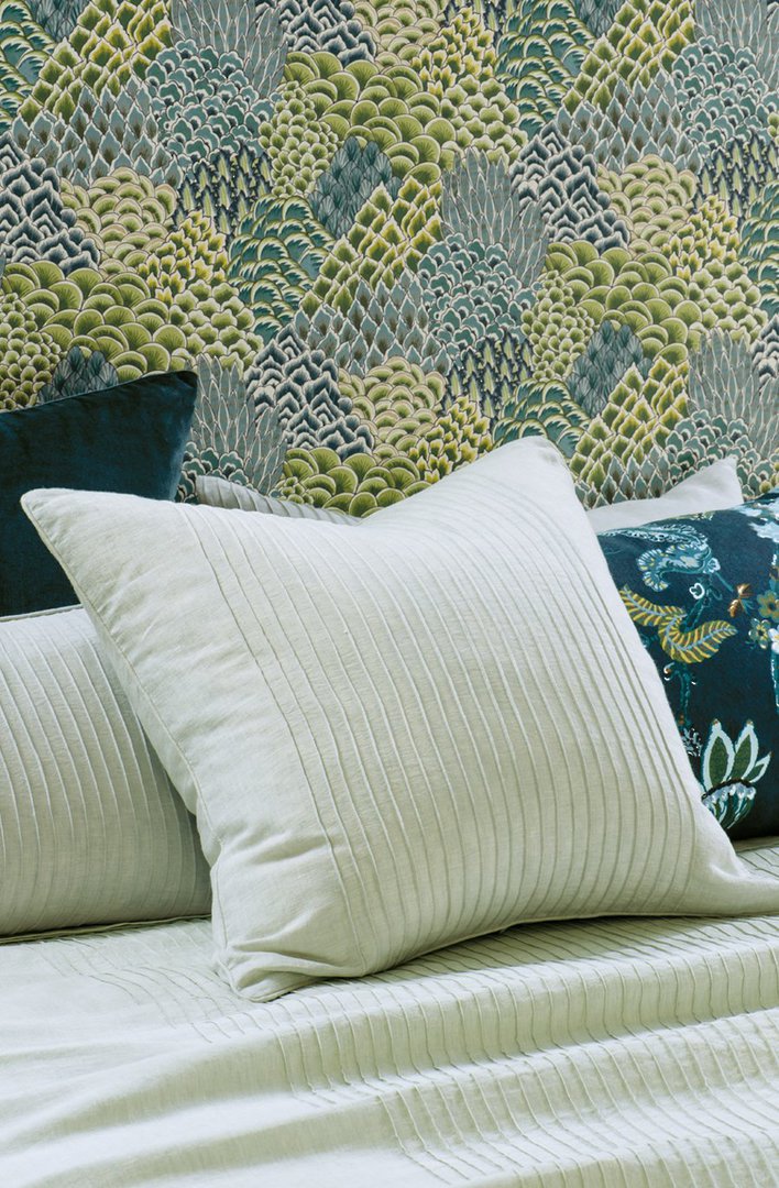 Bianca Lorenne - Kaiyu - Comforter/Pillowcase/ Eurocase /Cushion - Seafoam image 1