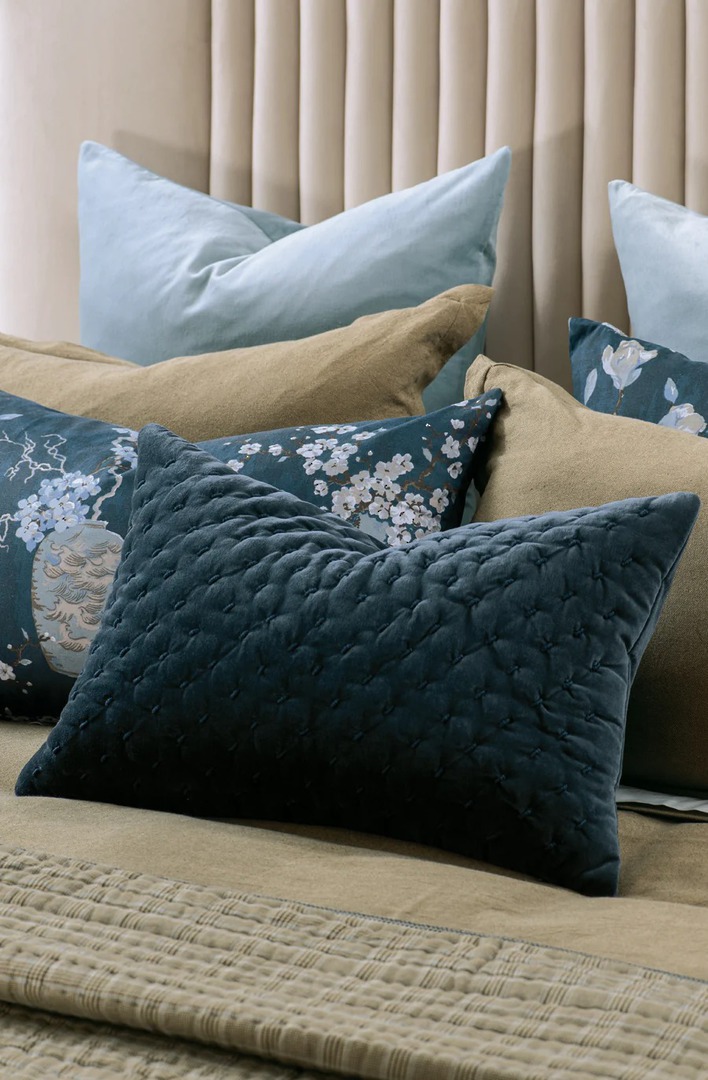 Bianca Lorenne - Mica Comforter (Cushion-Eurocases Sold Separately) - Prussian Blue image 3