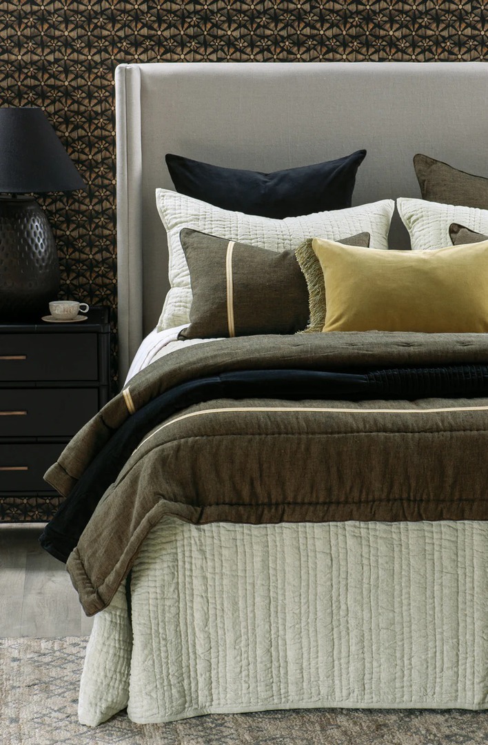 Bianca Lorenne - Ricamo Bedspread (Pillowcases-Eurocases Sold Separately) - Oatmeal image 0