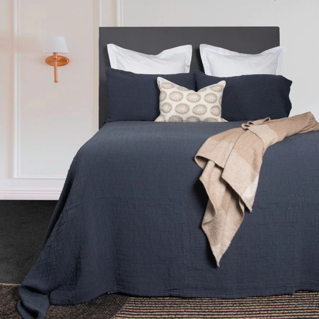 Seneca - Roma Bedspread, Comforter and Coverlet Sets - Navy image 0