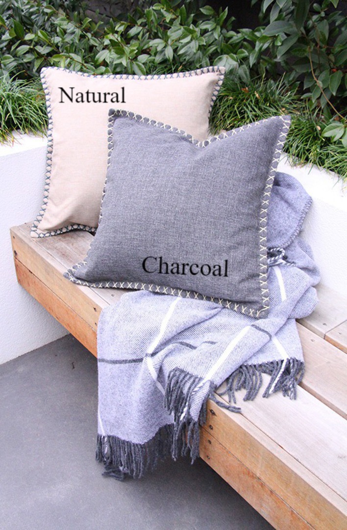 MM Linen - Kalo  Outdoor Cushion - Natural image 1