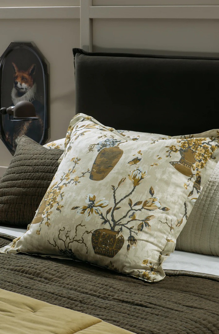 Bianca Lorenne - Ikebana Comforter (Cushion-Pillowcases Sold Separately) - Sand image 2