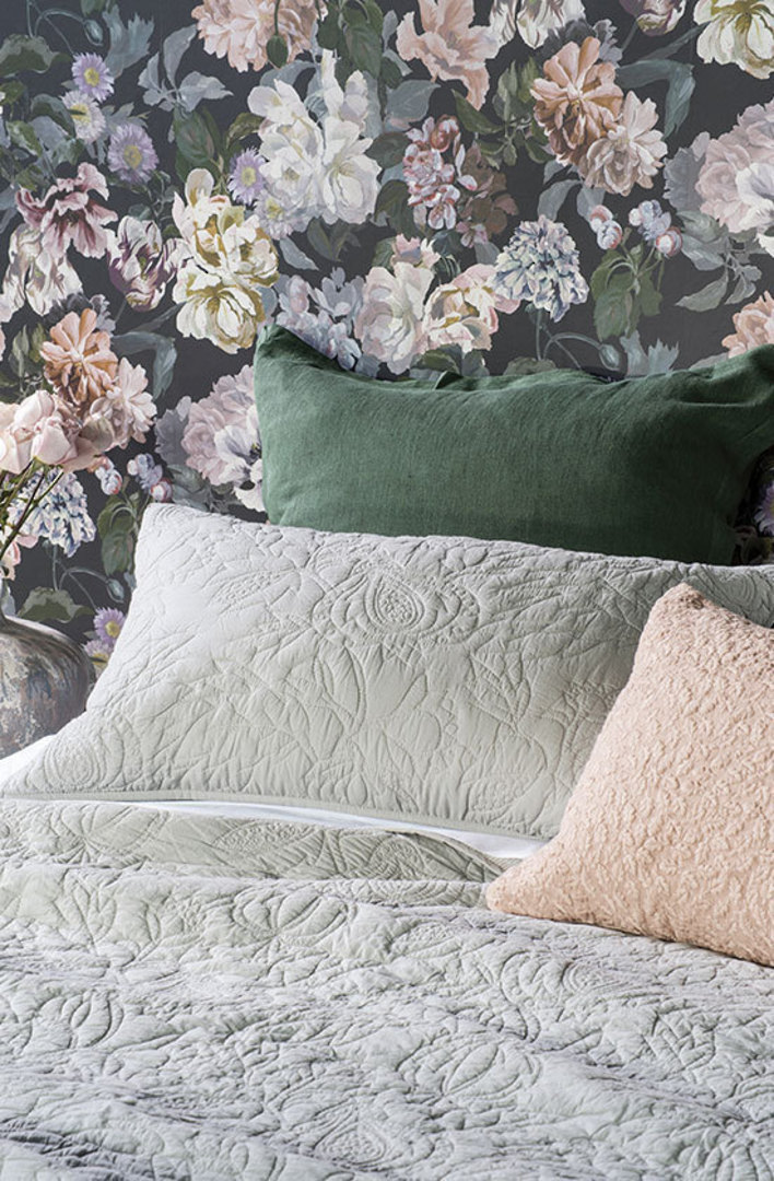 Bianca Lorenne - Pomegranate Bedspread/Pillowcase/Eurocase - Pale Grey image 0