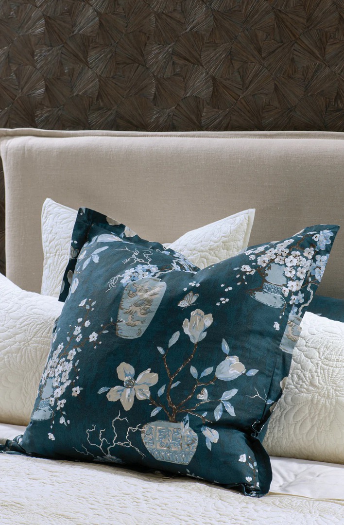 Bianca Lorenne - Ikebana Comforter (Cushion-Pillowcases Sold Separately) - Teal image 2