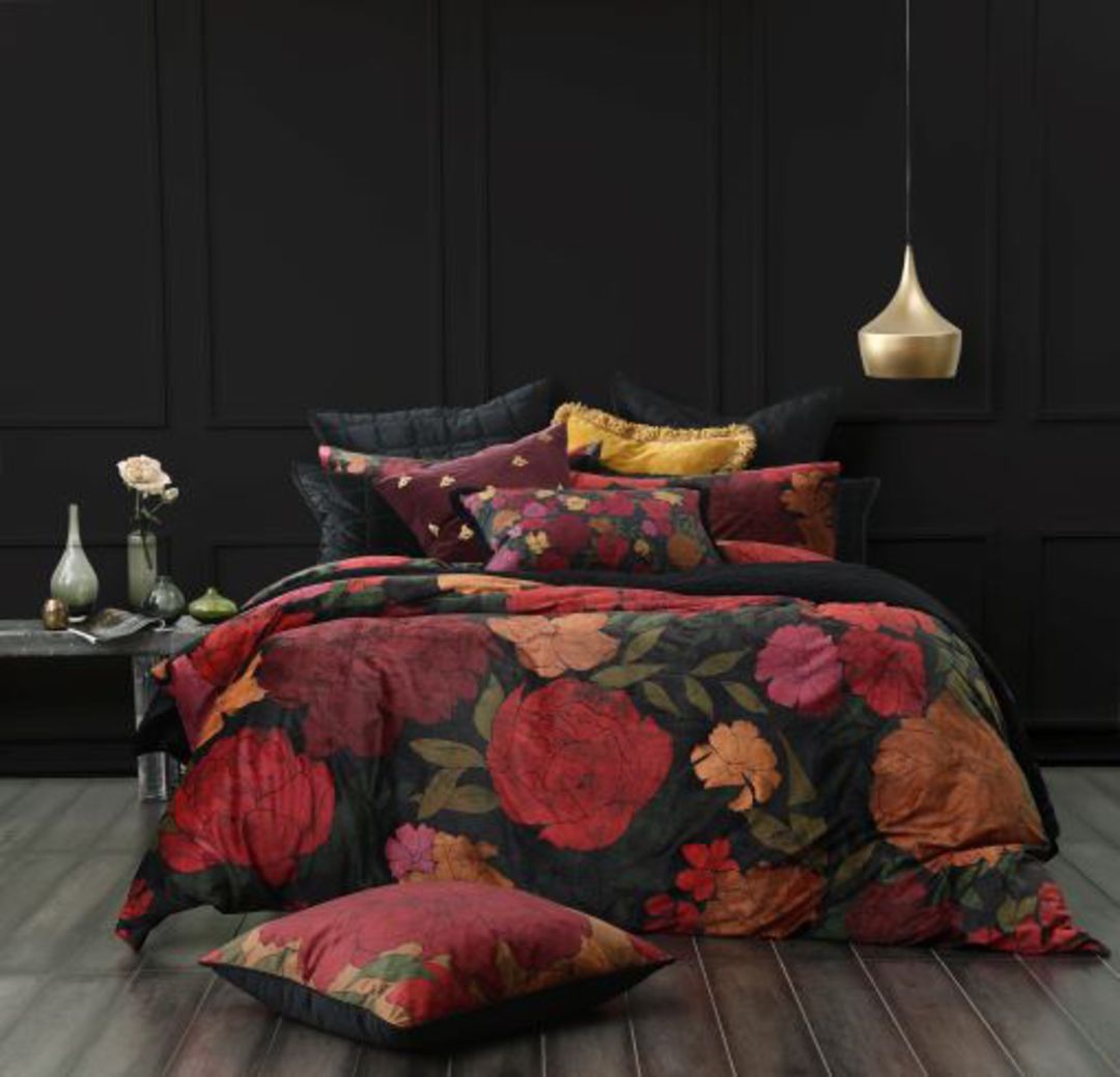 mm linen velvet duvet cover set