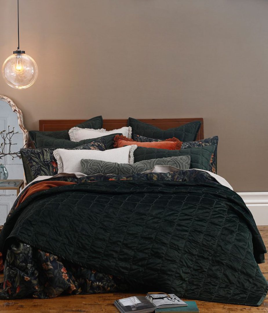 MM Linen - Meeka - Quilted Comforter Set - Large - Sycamore image 0