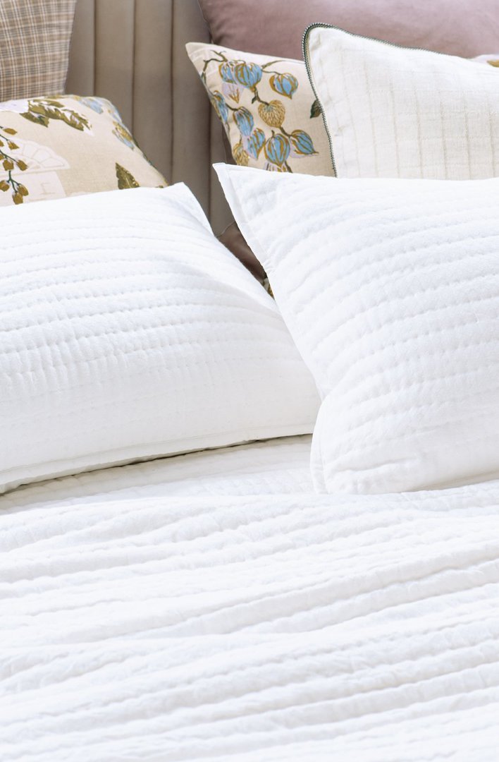 Bianca Lorenne - Pavage - Bedspread /Pillowcase and Eurocase Sold Separately - White image 1