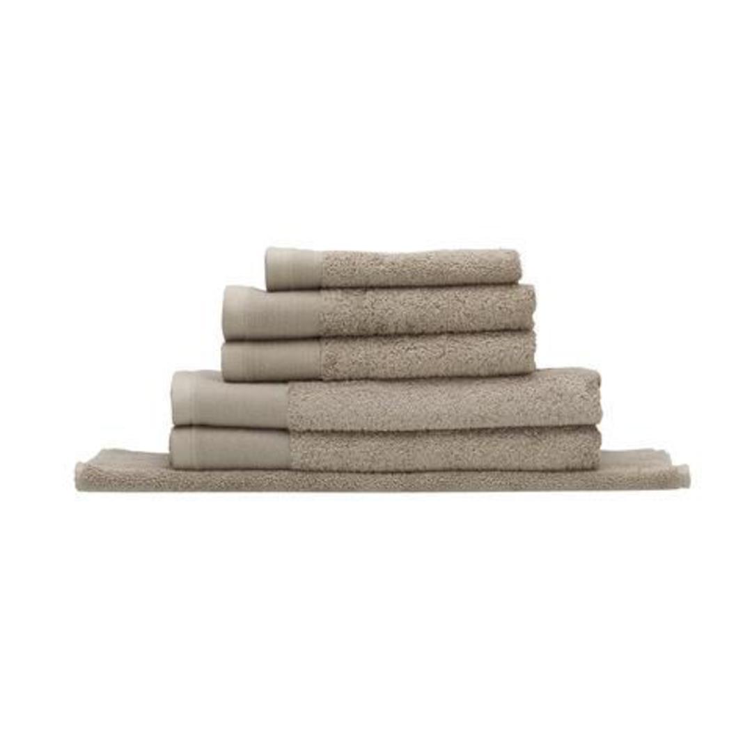 Seneca - Vida Pure Organic Cotton Towels, Face Cloths, Hand Towels, Bath Mats, and Bath Sheets  - Stone image 0