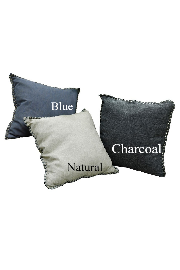 MM Linen - Kalo Outdoor Cushion -  Blue image 0