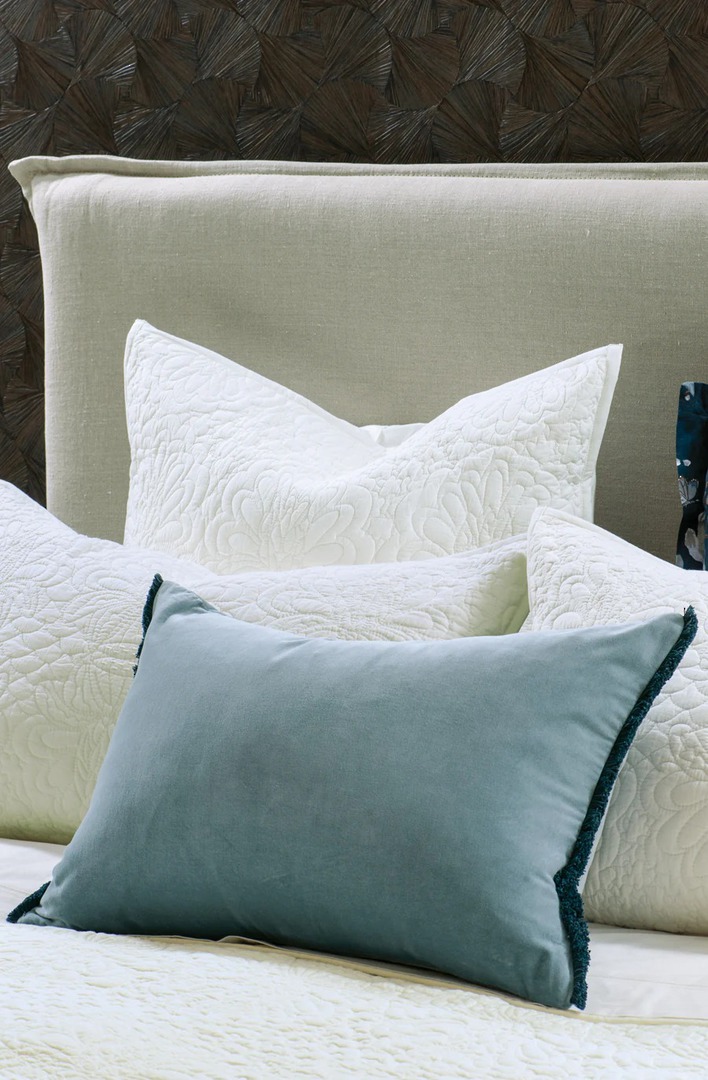 Bianca Lorenne - Frangia Comforter (Cushion-Eurocases Sold Separately)  - Smoke Blue image 2