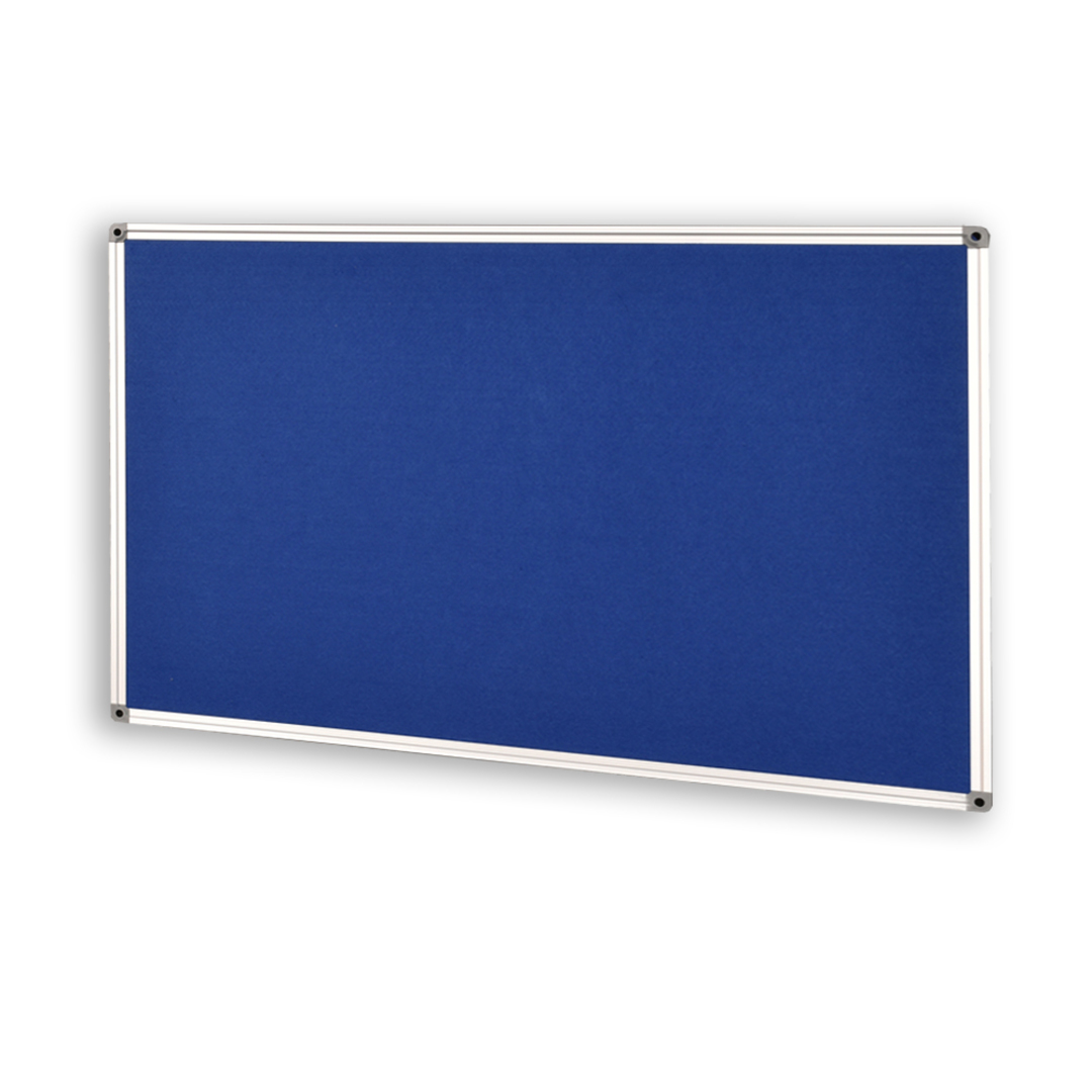 Pinboard | Aluminium Frame | 600 x 900mm | Felt Blue image 1