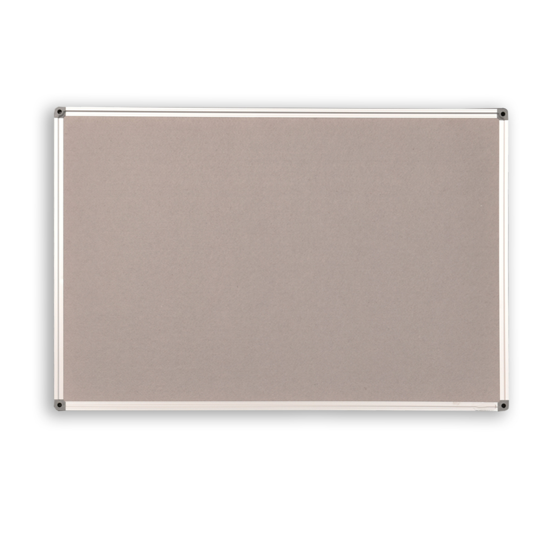 Pinboard | Aluminium Frame | 900 x 1200mm | Felt Grey image 0