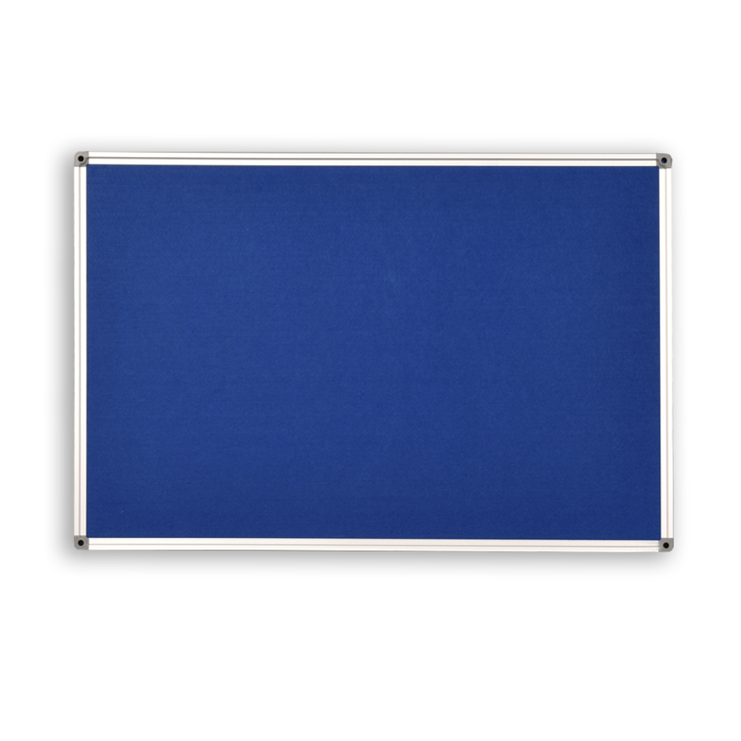 Pinboard | Aluminium Frame | 900 x 1200mm | Felt Blue image 0