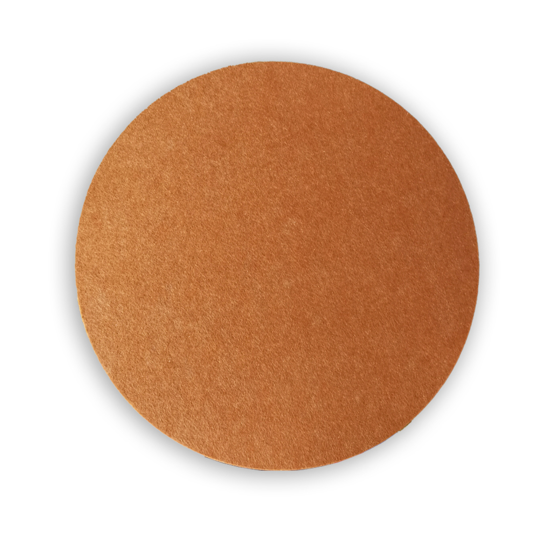 ROUND POLYESTER PINBOARD | 600mm | Terracotta image 1