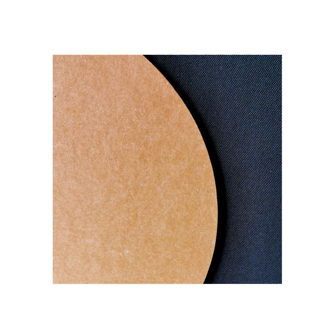 ROUND POLYESTER PINBOARD | 600mm | Terracotta image 2
