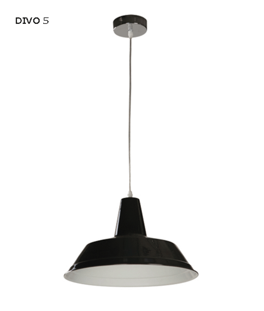 DIVO Industrial Style Metal Pendants in 10 Colours image 0