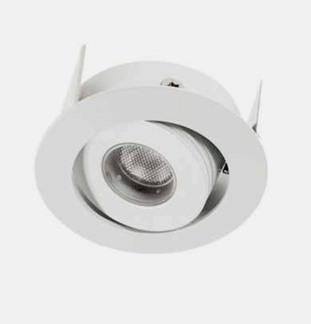 Round 1.2 watt  Tilting LED Stair/Cabinet Light image 0