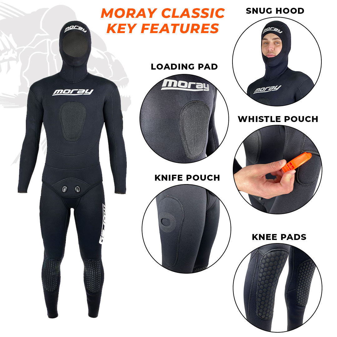 Moray Classic Wetsuit Black 7mm image 1