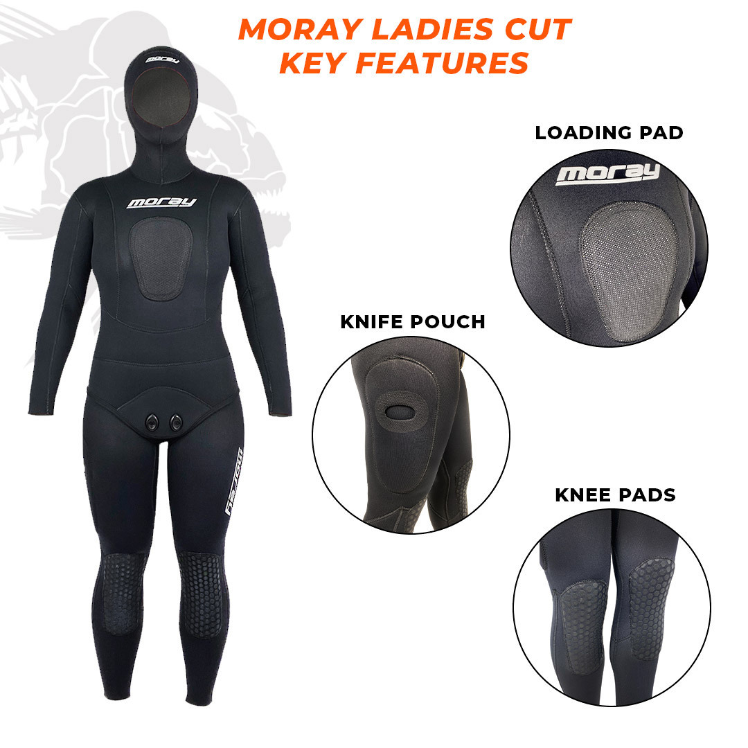 Moray Classic Wetsuit Ladies Cut Black 7mm image 1