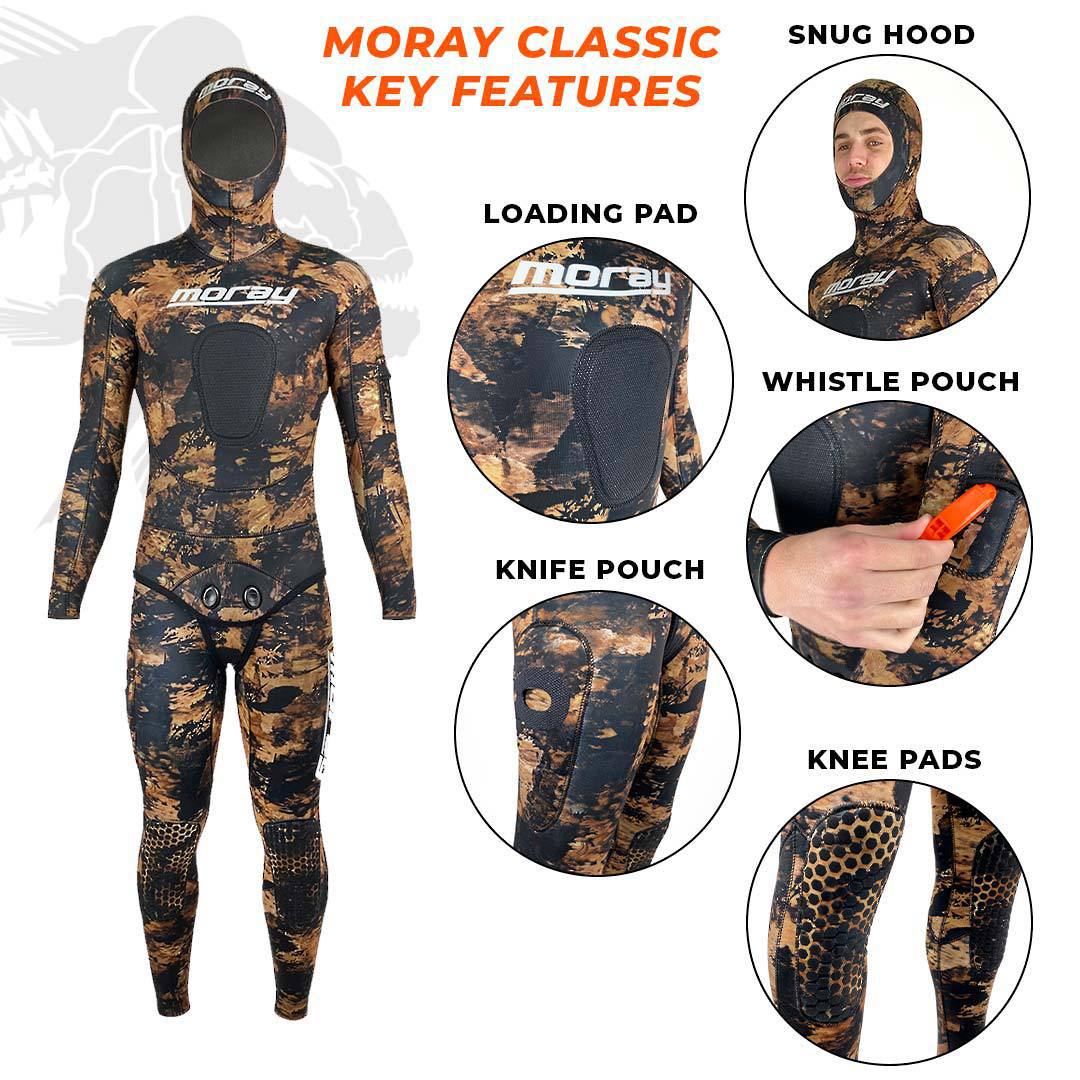 Moray Classic Wetsuit Weedline 5mm image 1