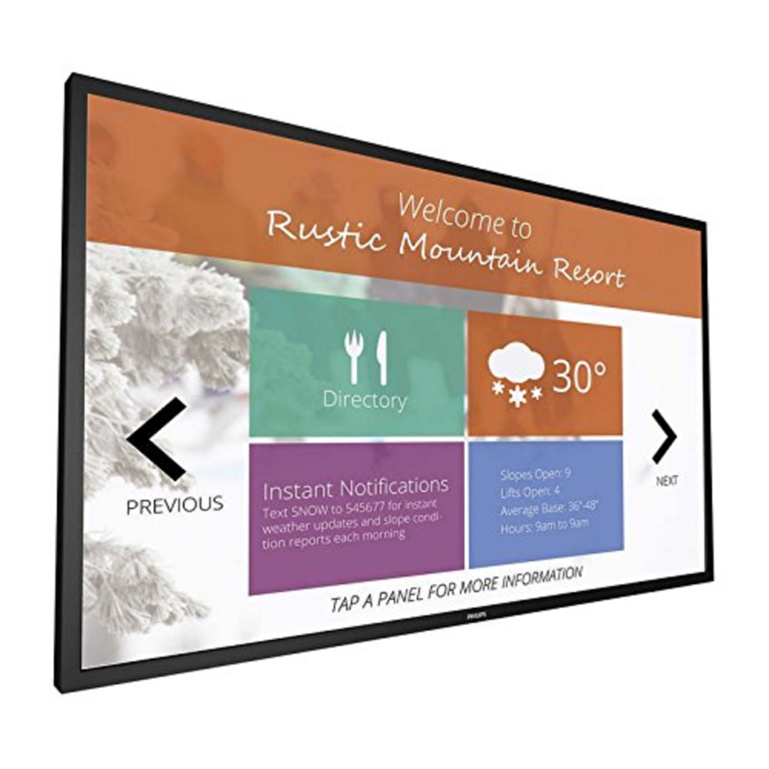 55" Touch Screen LCD with optional mini PC image 0