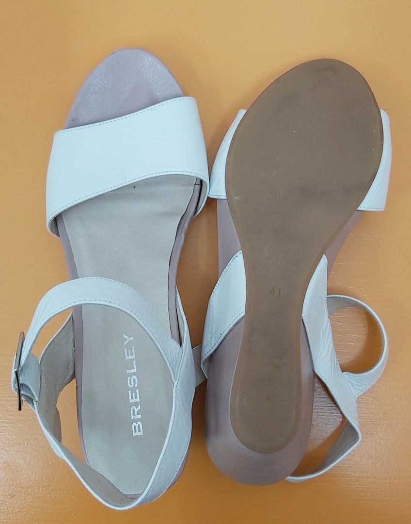 Bresley White Summer Sandals image 3