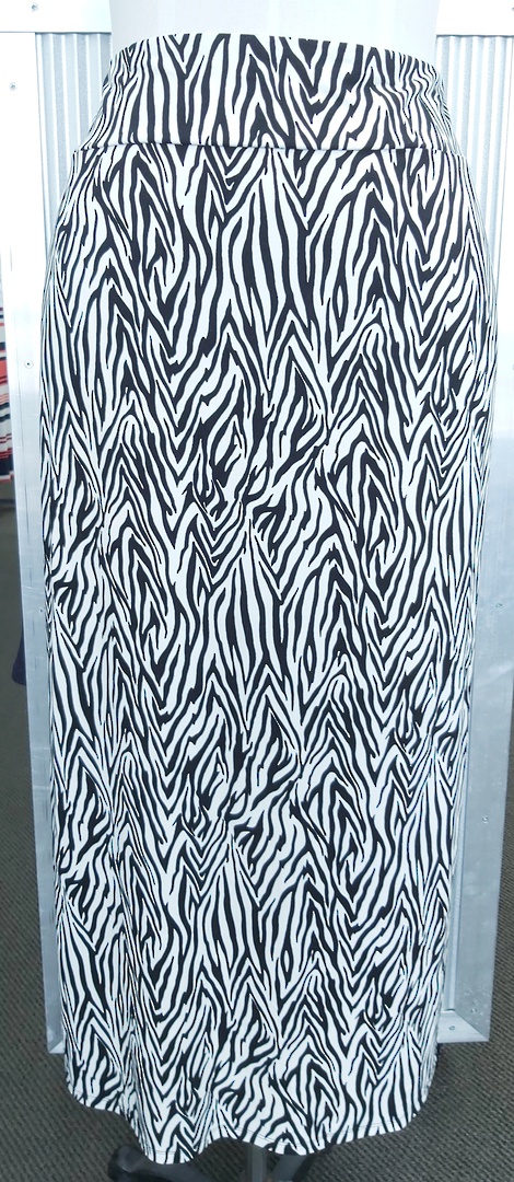Maggie T Zebra Print Long Skirt image 0