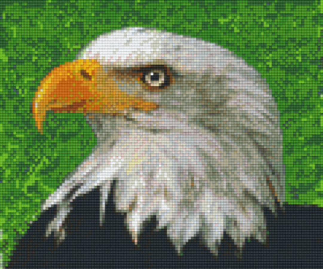 pixel puzzle eagle 3d instructions