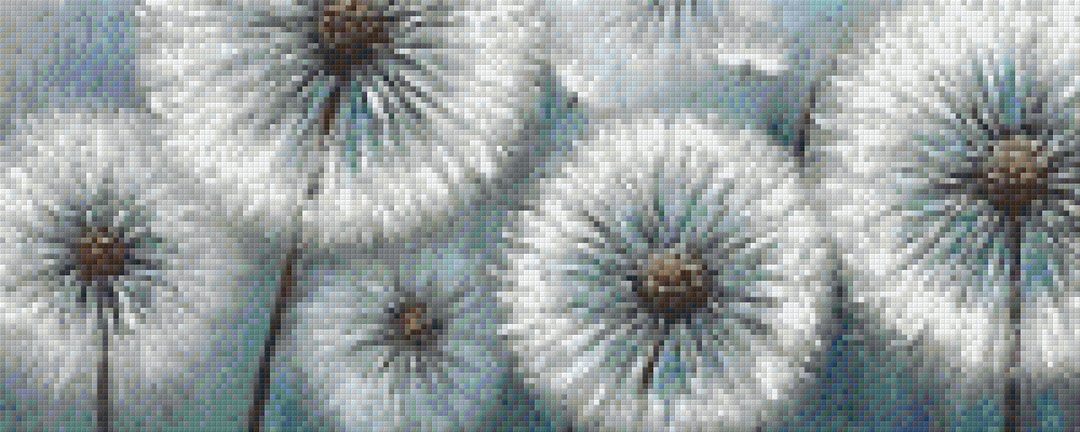 Dandelions Eight [8] Baseplates Pixelhobby Mini mosaic Art kit image 0