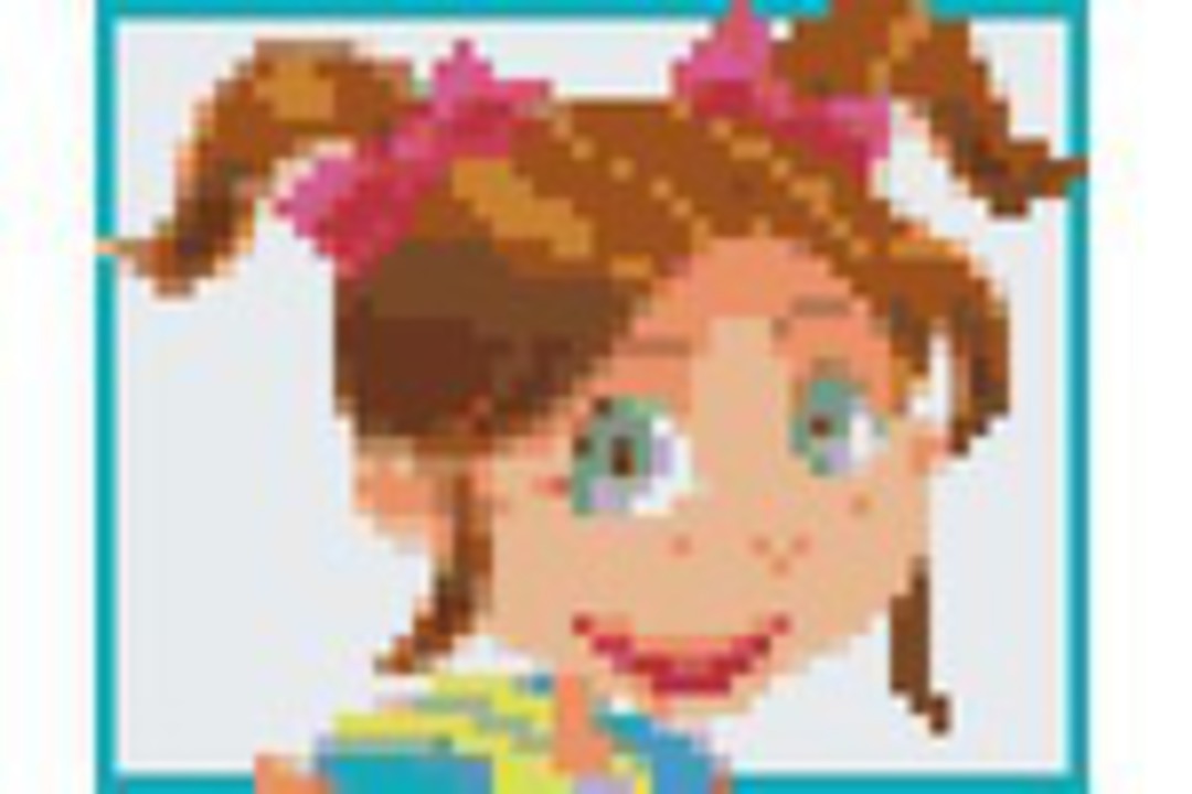 Girl One [1] Baseplate PixelHobby Mini-mosaic Art Kit image 0