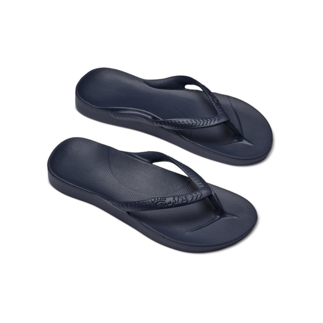 Archies Support Jandals - Navy image 1