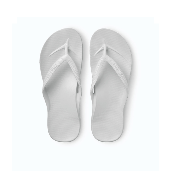 Archies Support Jandals - White image 4