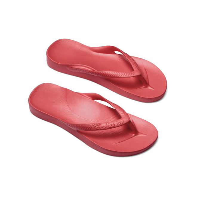 Archies Support Jandals - Coral image 1