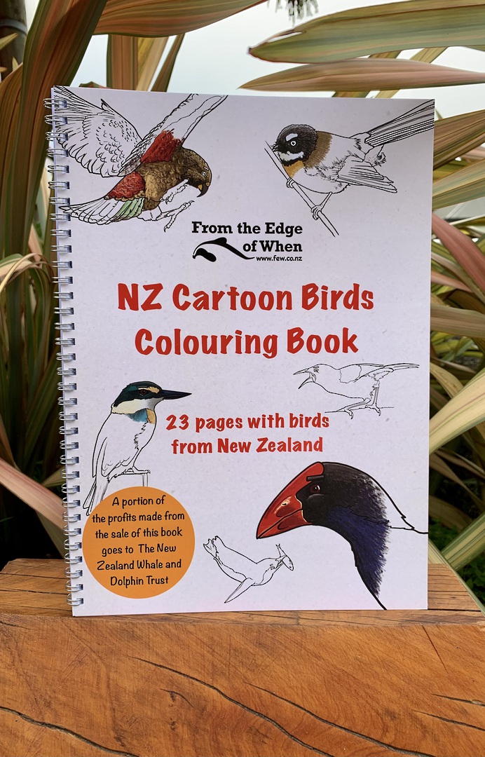 NZ Cartoon Birds Colouring Book image 0