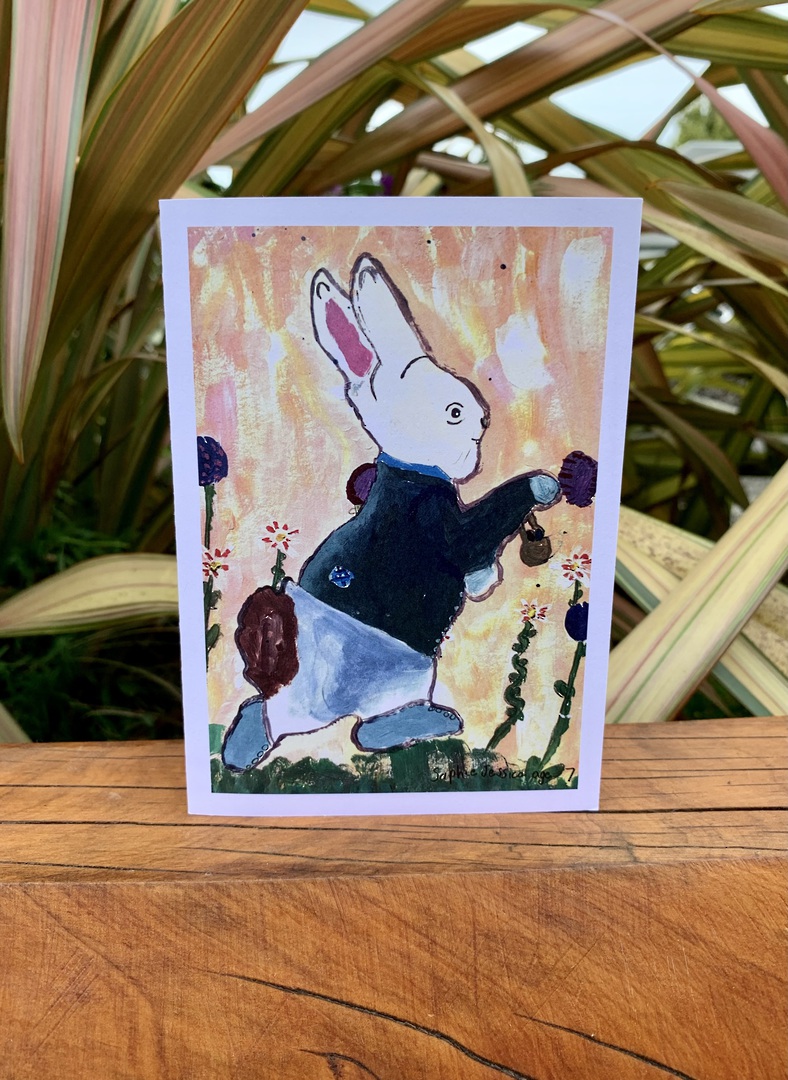 Rabbit/Easter Bunny Greetings Card image 0
