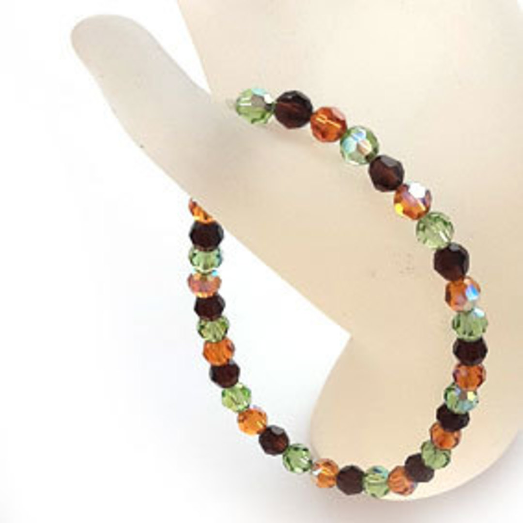 KITSET: Swarovski Crystal Bracelet - Autumnal image 0