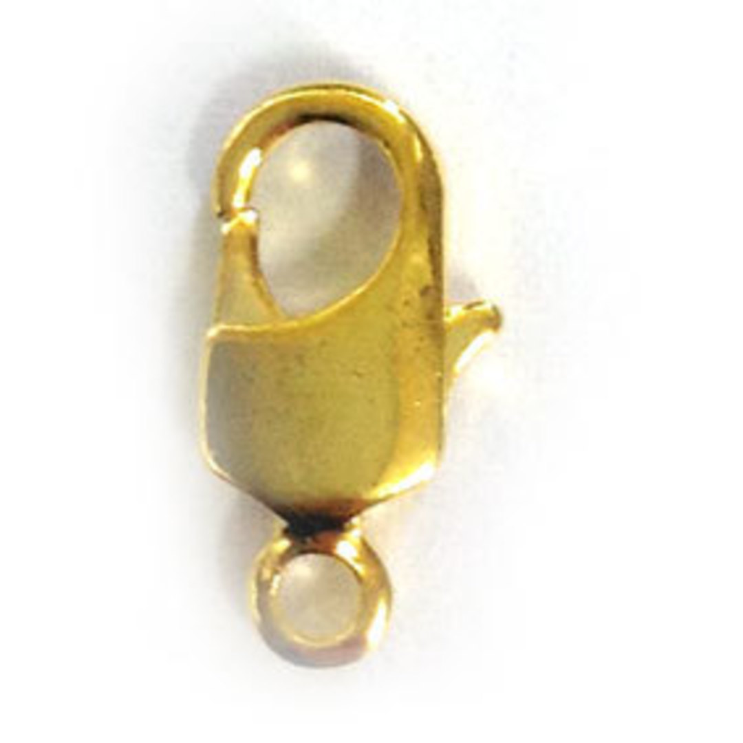 Lobster Clasp, large - gold image 0