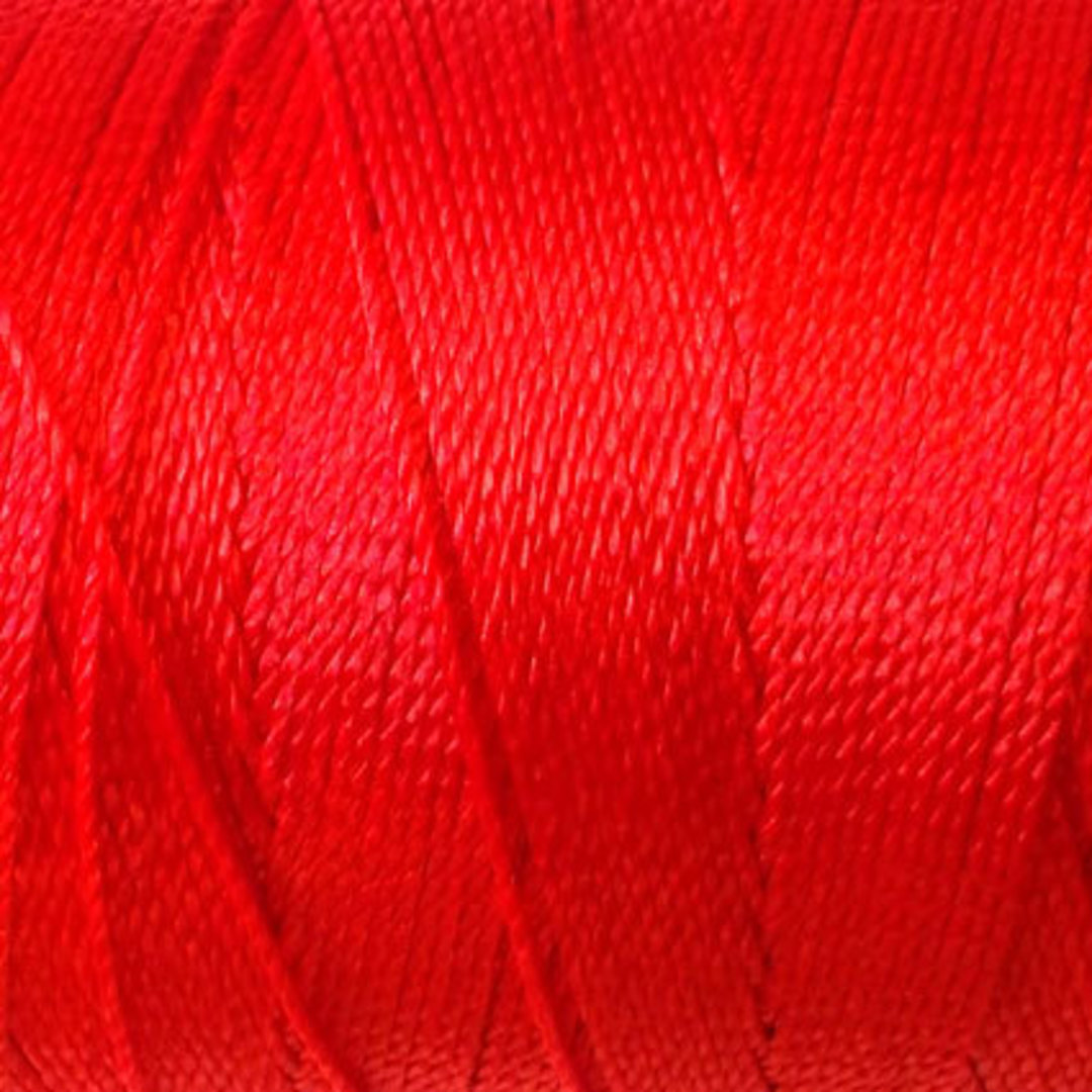 Soft and silky nylon thread: Red image 0