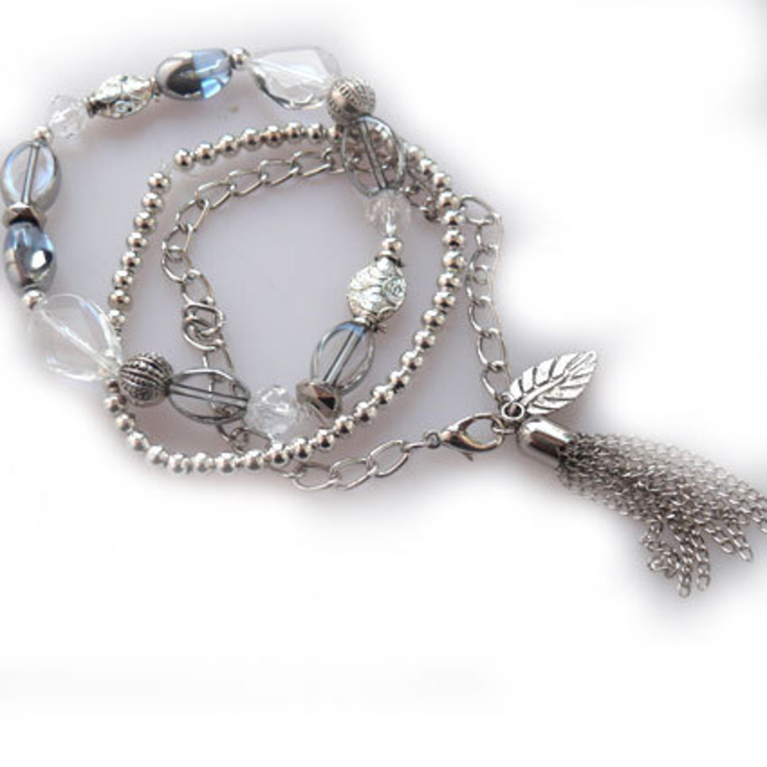 KITSET: Stacked Bracelets: Silvered Eclectica image 0