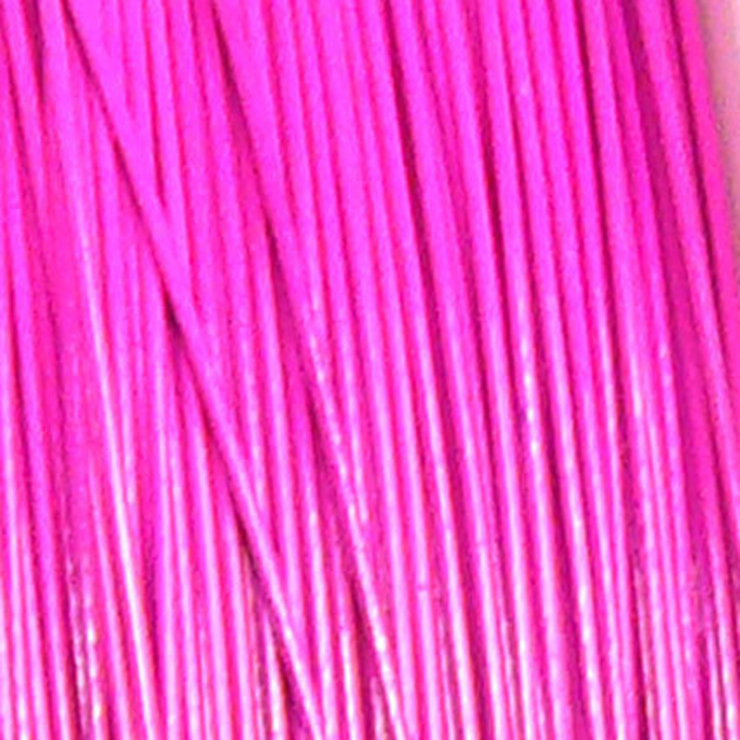 Tigertail Beading Wire: 100m roll - Neon Pink, image 0