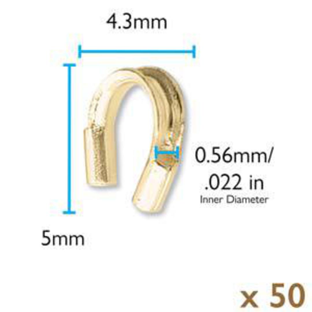 Wire Protector: Gold colour, 5mm image 2