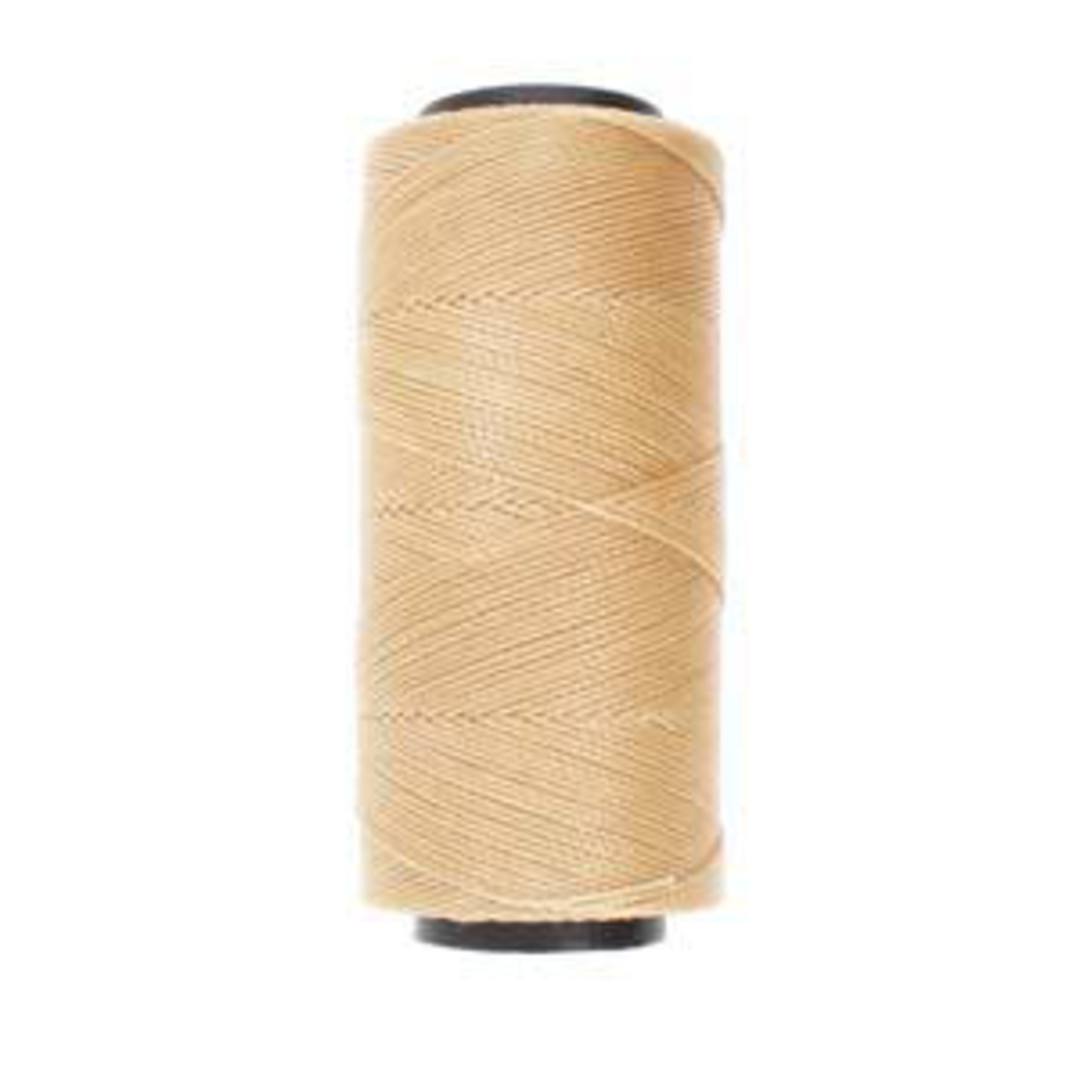 0.8mm Knot-It Brazilian Waxed Polyester Cord: Natural image 0