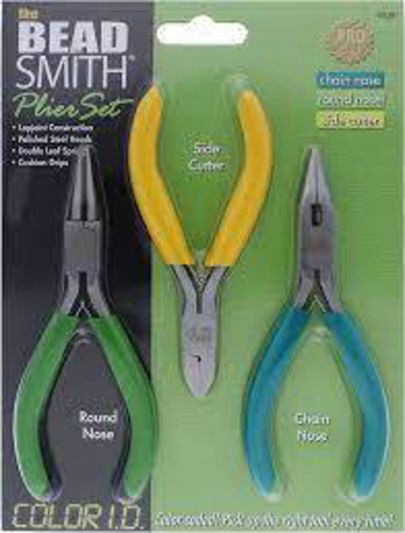NEW! BeadSmith 3 piece Economy Tool Set: Chain nose, Round nose and Cutters image 1