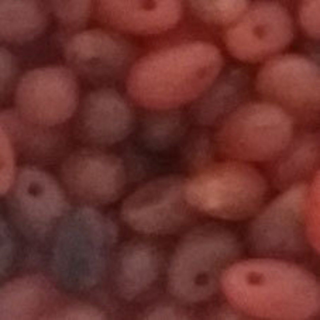 Tear Drop, 3mm x 6mm:  Matte Red Mix image 0