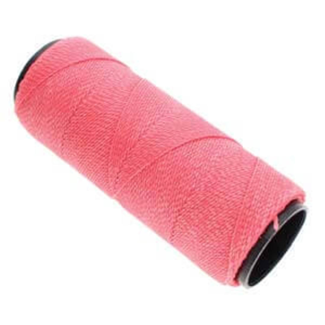 0.8mm Knot-It Brazilian Waxed Polyester Cord: Rose image 0