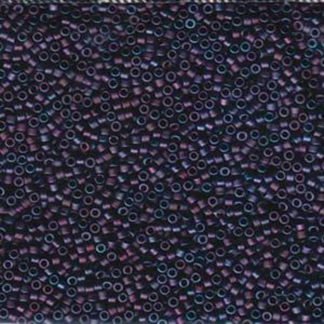 11/0 Miyuki Delica, colour 1054 - Matte Metallic Violet/Gold Iris image 0