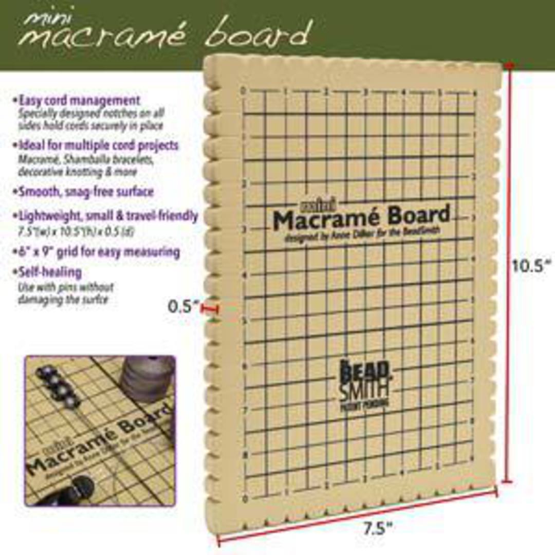 Small BeadSmith Macrame Board - 19 x 26.5 x 1.25cm (self healing) image 0