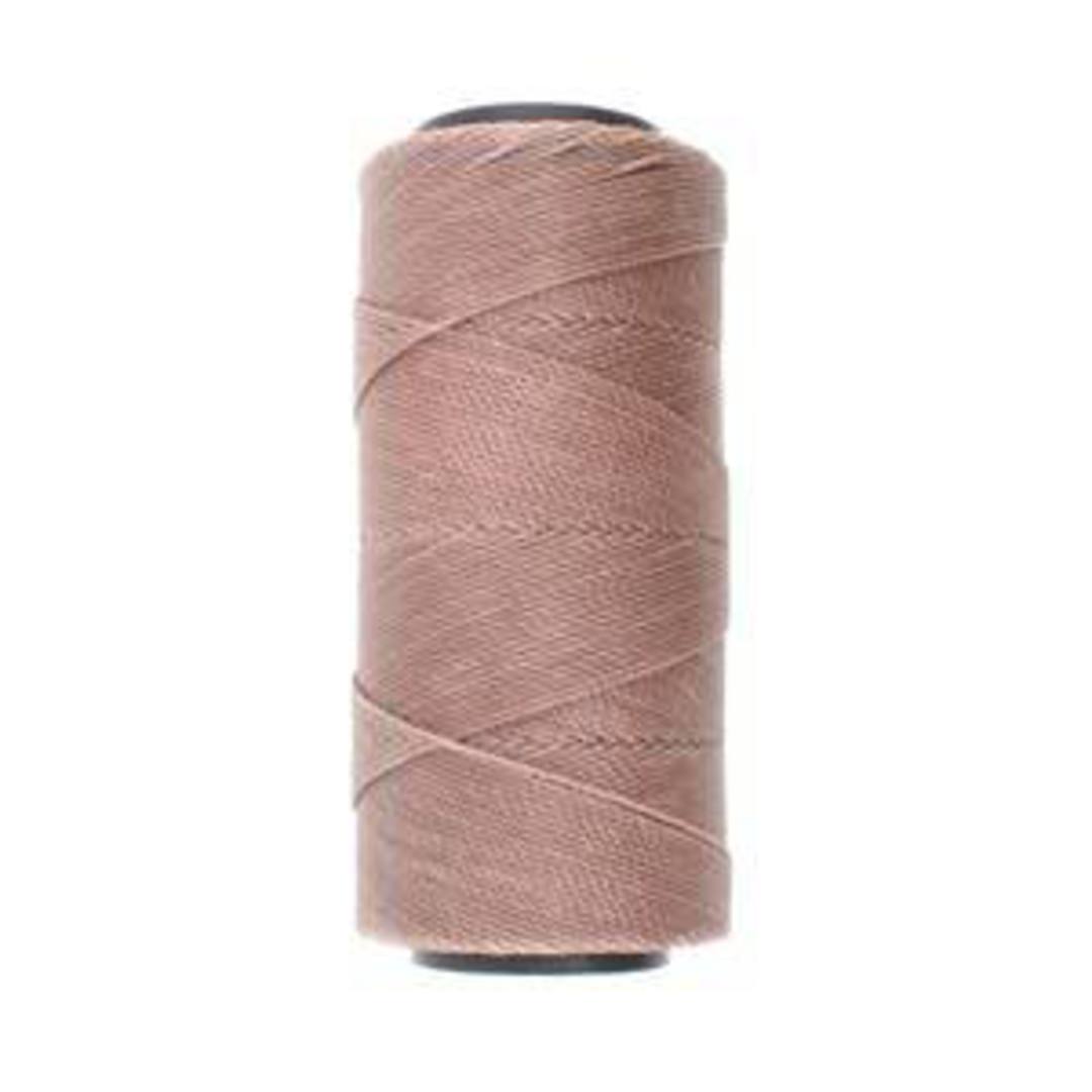 NEW! 0.8mm Knot-It Brazilian Waxed Polyester Cord: Light Wine image 0