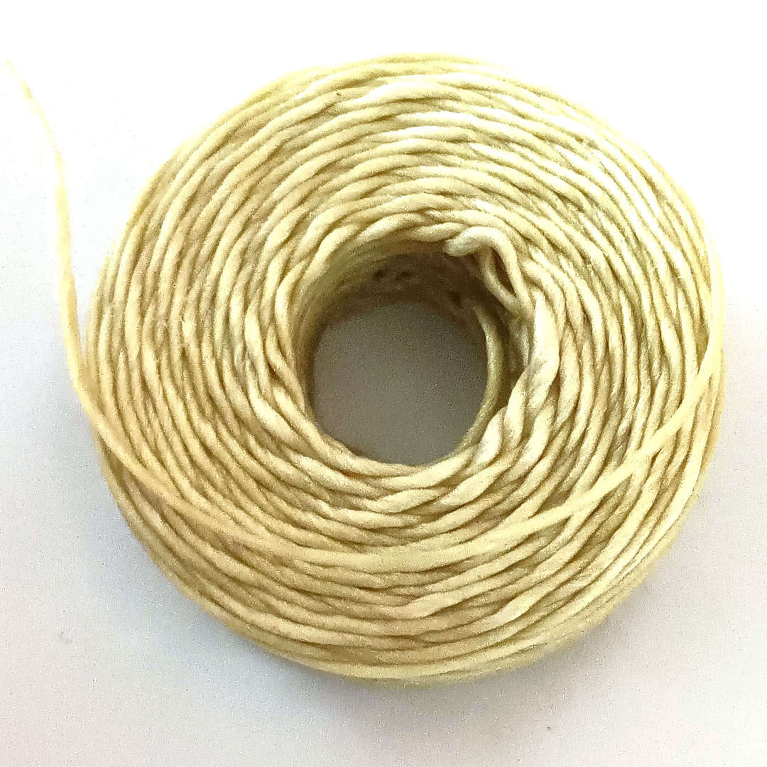1mm Cotton 'Sinew' Cord - Beige image 0